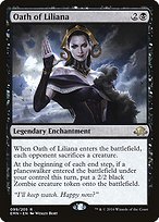 Glossy Finish Eldritch Moon Oath of Liliana ( #99 )