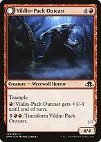 Glossy Finish Eldritch Moon Vildin-Pack Outcast // Dronepack Kindred ( #148 )