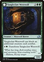 Glossy Finish Eldritch Moon Tangleclaw Werewolf // Fibrous Entangler ( #174 )