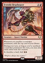 Glossy Finish Edge of Eternities Commander Evendo Brushrazer ( #10 )