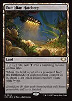 Glossy Finish Edge of Eternities Commander Eumidian Hatchery ( #20 )