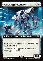 Glossy Finish Edge of Eternities Commander Patrolling Peacemaker ( #25 )