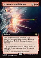 Glossy Finish Edge of Eternities Commander Planetary Annihilation ( #32 )
