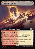 Glossy Finish Edge of Eternities Commander Radiant Summit ( #43 )