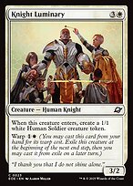 Matte Finish Edge of Eternities Knight Luminary ( #23 )