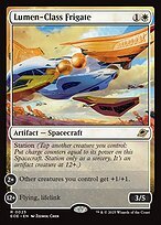 Matte Finish Edge of Eternities Lumen-Class Frigate ( #25 )