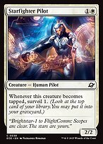 Matte Finish Edge of Eternities Starfighter Pilot ( #38 )