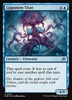Matte Finish Edge of Eternities Gigastorm Titan ( #57 )
