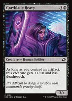 Matte Finish Edge of Eternities Gravblade Heavy ( #102 )