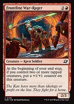 Matte Finish Edge of Eternities Frontline War-Rager ( #134 )