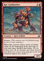Matte Finish Edge of Eternities Kav Landseeker ( #138 )