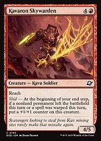 Matte Finish Edge of Eternities Kavaron Skywarden ( #140 )
