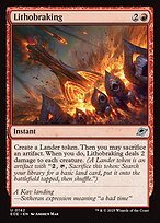 Matte Finish Edge of Eternities Lithobraking ( #142 )