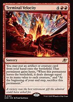 Matte Finish Edge of Eternities Terminal Velocity ( #163 )