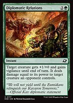 Matte Finish Edge of Eternities Diplomatic Relations ( #177 )