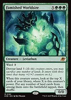 Matte Finish Edge of Eternities Famished Worldsire ( #182 )