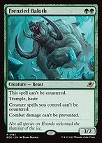 Matte Finish Edge of Eternities Frenzied Baloth ( #183 )