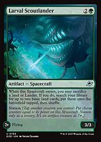 Matte Finish Edge of Eternities Larval Scoutlander ( #194 )
