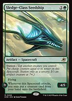 Matte Finish Edge of Eternities Sledge-Class Seedship ( #208 )