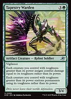 Matte Finish Edge of Eternities Tapestry Warden ( #209 )