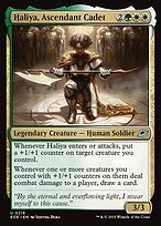 Matte Finish Edge of Eternities Haliya, Ascendant Cadet ( #218 )