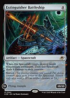 Matte Finish Edge of Eternities Extinguisher Battleship ( #242 )