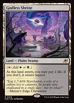 Matte Finish Edge of Eternities Godless Shrine ( #254 )