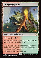 Matte Finish Edge of Eternities Stomping Ground ( #258 )