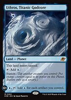Matte Finish Edge of Eternities Uthros, Titanic Godcore ( #260 )