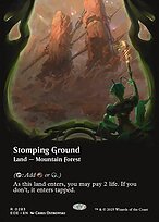 Matte Finish Edge of Eternities Stomping Ground ( #283 )