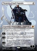 Matte Finish Edge of Eternities Tezzeret, Cruel Captain ( #287 )