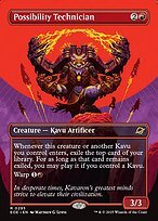 Matte Finish Edge of Eternities Possibility Technician ( #295 )