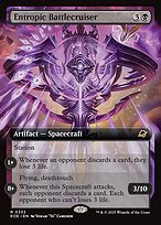 Matte Finish Edge of Eternities Entropic Battlecruiser ( #332 )
