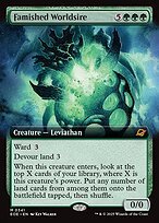 Matte Finish Edge of Eternities Famished Worldsire ( #341 )