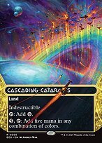 Matte Finish Edge of Eternities: Stellar Sights Cascading Cataracts ( #5 )