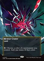 Matte Finish Edge of Eternities: Stellar Sights Meteor Crater ( #71 )