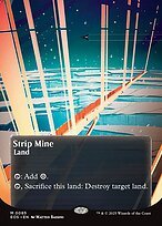 Matte Finish Edge of Eternities: Stellar Sights Strip Mine ( #85 )