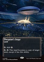Matte Finish Edge of Eternities: Stellar Sights Thespian's Stage ( #89 )