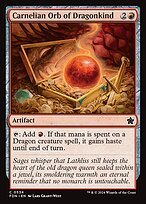 Glossy Finish Foundations Carnelian Orb of Dragonkind ( #534 )