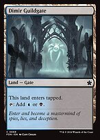 Glossy Finish Foundations Dimir Guildgate ( #688 )