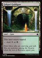 Glossy Finish Foundations Golgari Guildgate ( #689 )