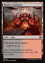 Glossy Finish Foundations Rakdos Guildgate ( #693 )