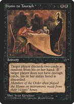 Glossy Finish Fallen Empires Hymn to Tourach ( #38 Variant d)