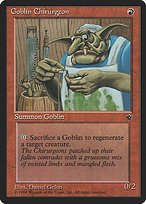 Glossy Finish Fallen Empires Goblin Chirurgeon ( #54 Variant a)
