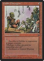 Glossy Finish Fallen Empires Goblin Chirurgeon ( #54 Variant c)