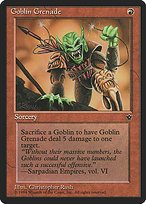 Glossy Finish Fallen Empires Goblin Grenade ( #56 Variant c)