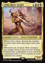Matte Finish Final Fantasy Commander Celes, Rune Knight ( #1 )