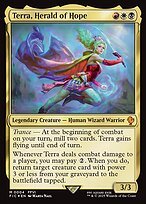 Matte Finish Final Fantasy Commander Terra, Herald of Hope ( #4 )
