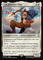 Matte Finish Final Fantasy Commander Cid, Freeflier Pilot ( #13 )