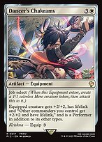 Matte Finish Final Fantasy Commander Dancer's Chakrams ( #17 )